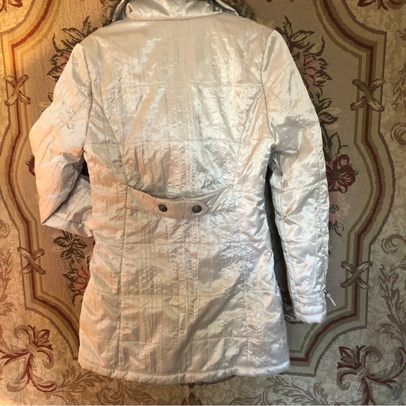 BKE by Buckle Fur Collar, Snap Front, Pockets Zip, Cinch Sleeves STUNNING JACKET - Picture 8 of 11